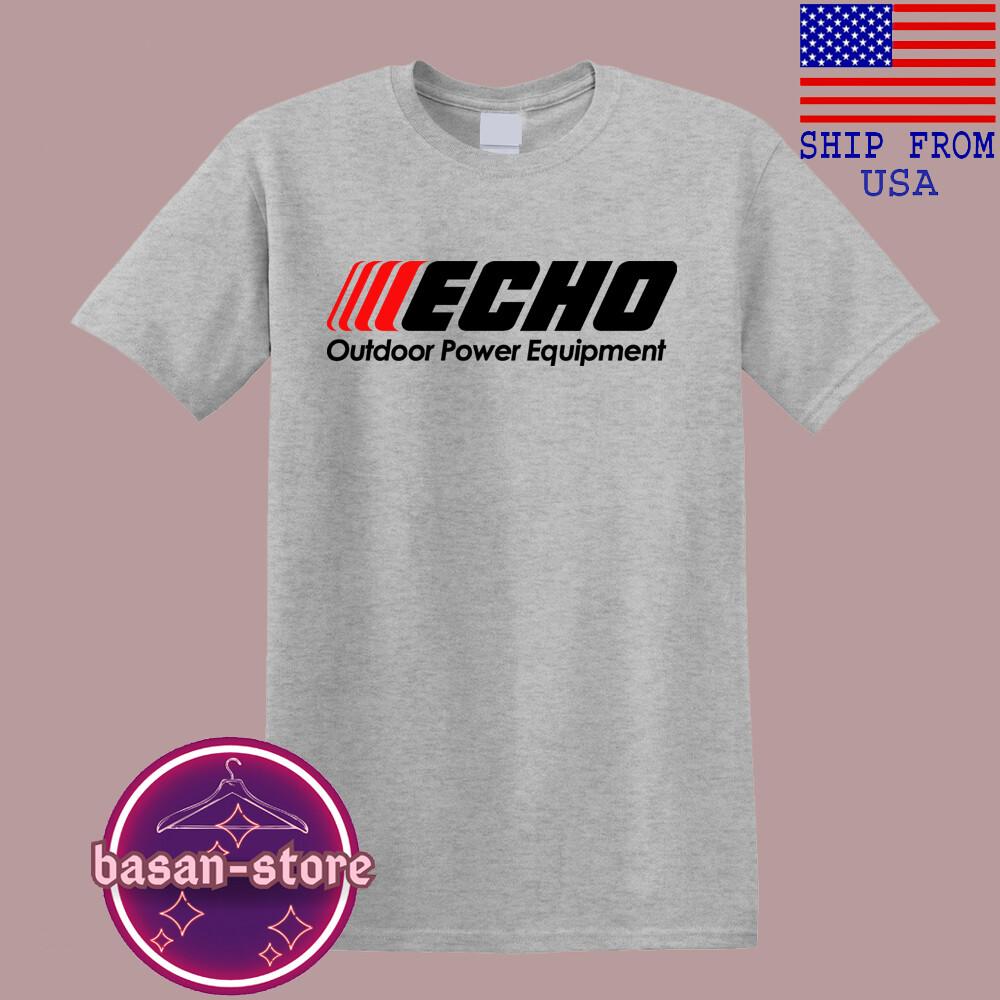 Echo Outdoor Power Equipment Men#039;s Grey Size S5XL Unisex T-Shirt XL