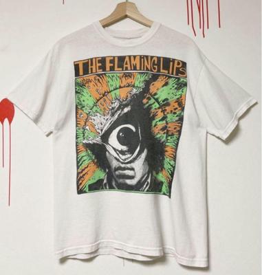 The Flaming Lips Vintage 90 White Short Sleeve Unisex Tshirt Reprint KH6749