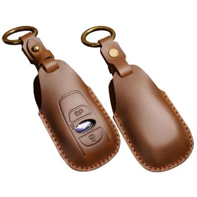Genuine Leather Key Case for Subaru Cars, Key Cover, Leather, Crosstrek, Levogue, Forester, Legacy,