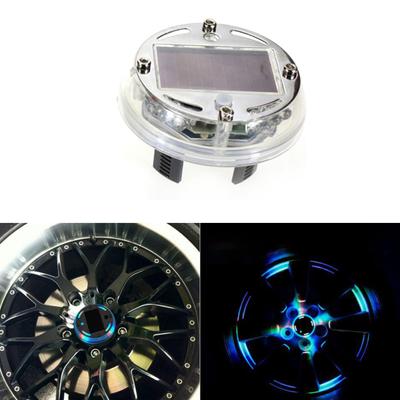 Auto wasserdichte Solarrad-LED-Lampe Buntes Reifenlicht Automobilzubehör