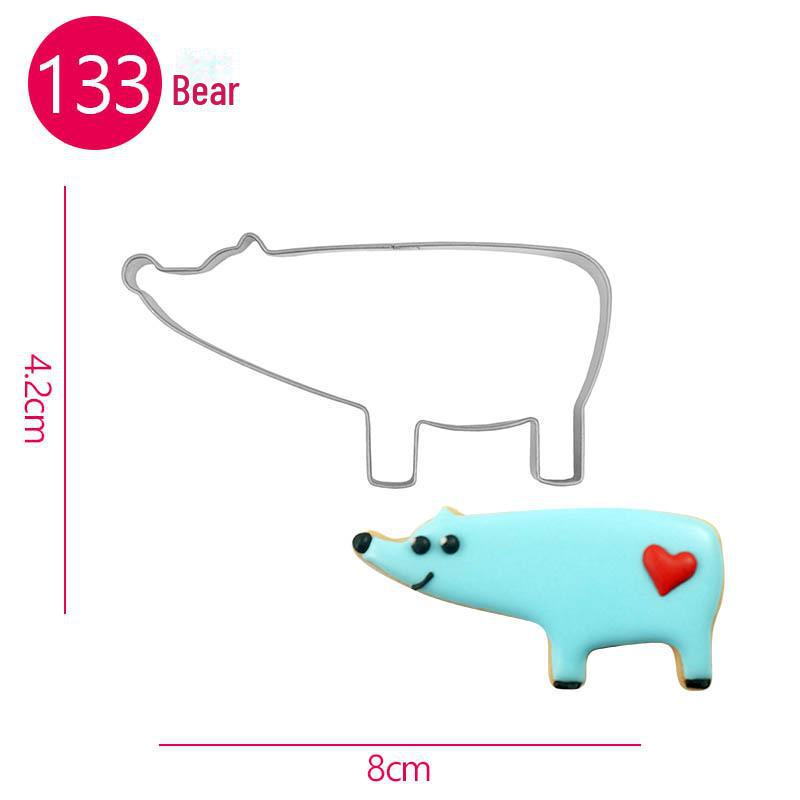 

Набор форм для печенья и помадки из нержавеющей стали - дизайны слона и жирафа