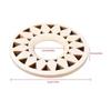 Ball Holder Wooden  Ball Base Stand Hollow  Sphere Stand Hollow Sunflower Design For  Ball Display