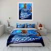 "Blue Erling Haaland Bedding Set" Bedding Duvet Cover Set Duvet Cover Pillowcases (1 * Duvet Cover 2 * Pillowcases, Without Duvet Insert)