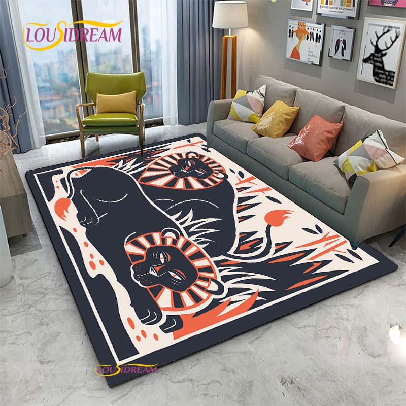 

Abstract Ancient Egyptian Carpet for Living Room Bedroom Rug Door Kitchen Kids Unslip Floor Mats photography props Alfombra Rug 40x60cm