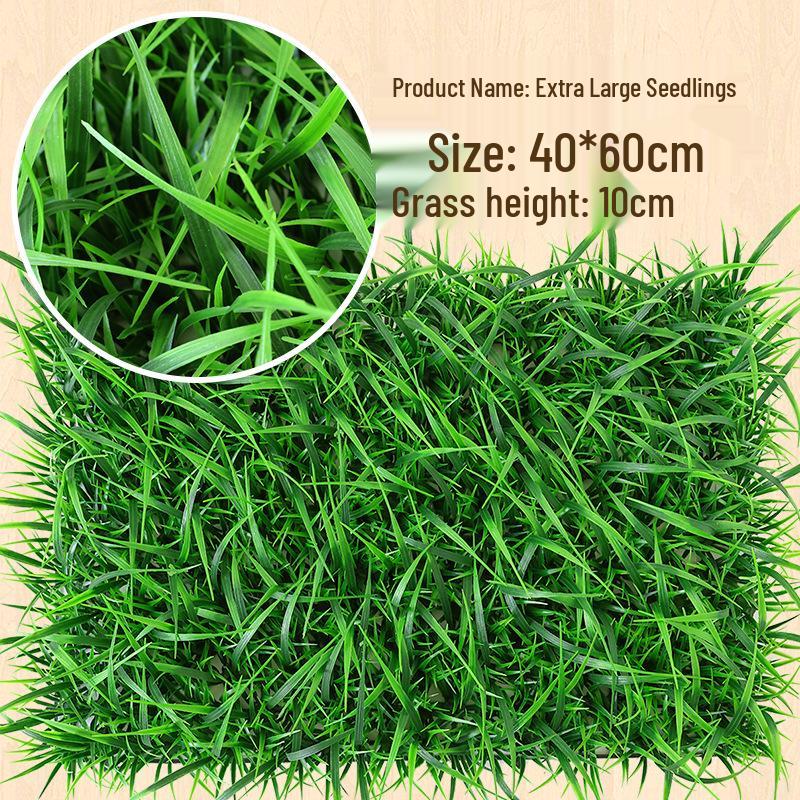 Eucalyptus Artificial Plant Wall Decoration - Greenery Background with Faux Flowers and Lawn Grass Turf