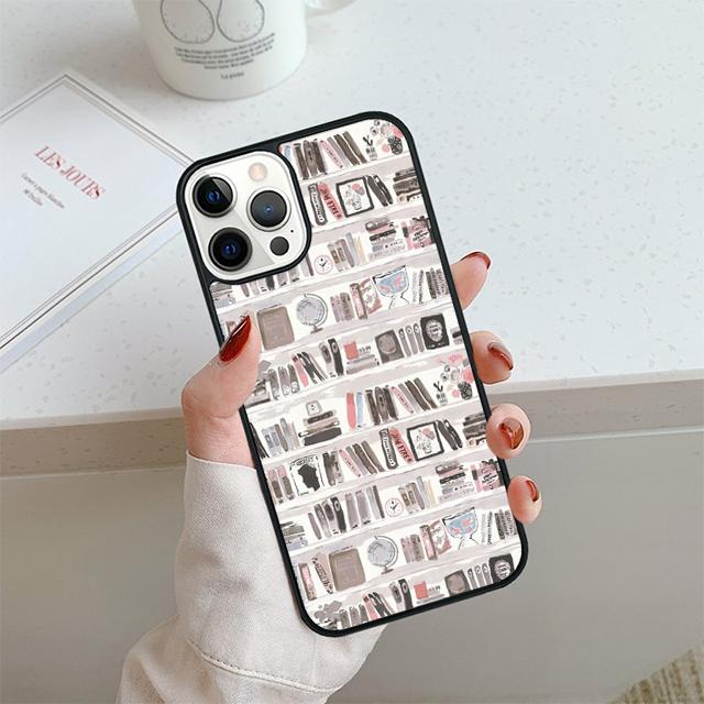 Library Book Phone Case For iPhone 17 Air 14 15 16 13 12 Cover For Apple iPhone 17 Air 14 15 16 Pro Max 6S Plus Coque