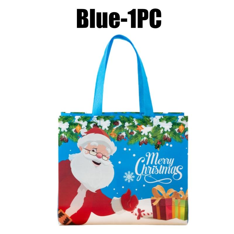 

Christmas Gift Bags Non-Woven Tote Bags with Handles Large Szie Merry Christmas Gift Wrap Xmas Holiday Party Favor Supplies S-27x32cm