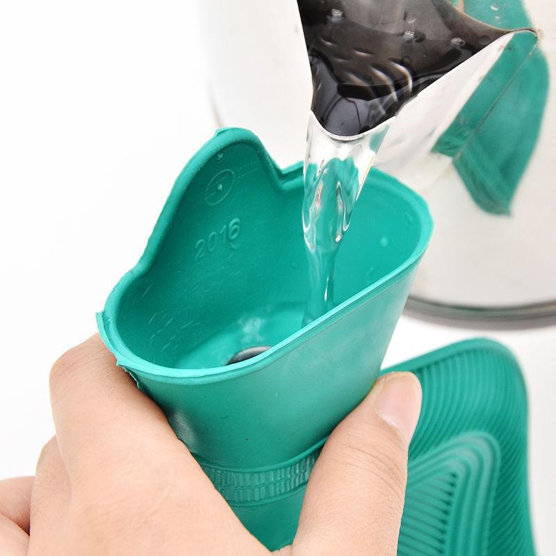 Large and Small Cute Portable Hot Water Bottle for Hand Warming, Belly Soothing and Pain Relief. Ideal for Students.