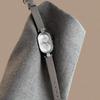 Oval Quartz Watches for Women Waterproof Leather Strap Roman Numeral Dial Minimalist Elegant Ladies Daily Dress Wristwatch