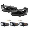 LED Dual Beam Projector Dynamic Headlights Blackout Fit for LancerEvo X 2008?2017 LHD