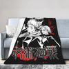 Jujutsu Kaisen Yuuji Satoru Wool Blankets Anime Manga Vintage Throw Blanket for Home Hotel Sofa 125*100cm Quilt,