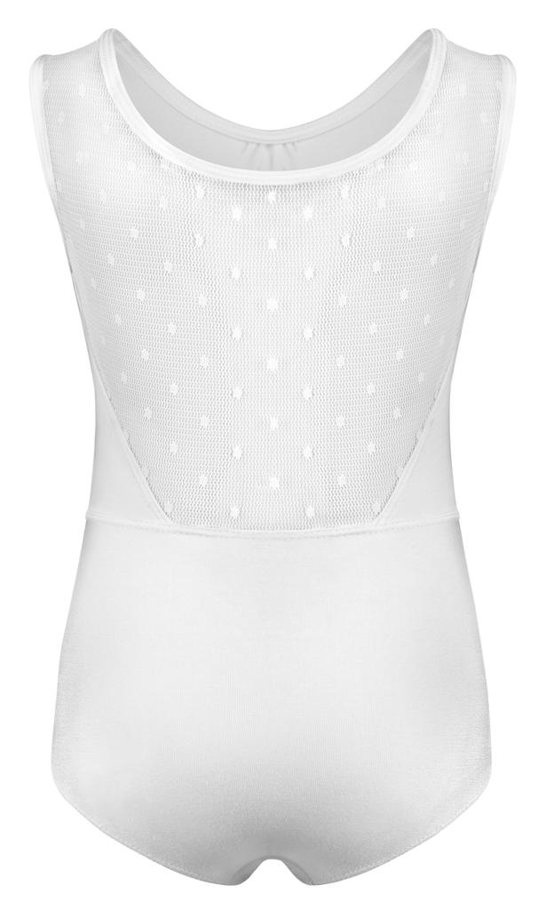 Body Sybilla Baletowe Do Tańca Gimnastyki Rytmiki Białe 98/104