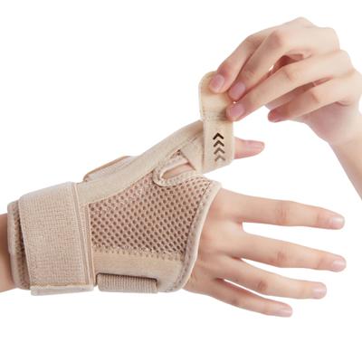 Handgelenkstützschiene mit Befestigungsband, atmungsaktiv, extra weich, verstellbare Daumenstütze, Handgelenkschutz bei Sehnenentzündung, Arthritis