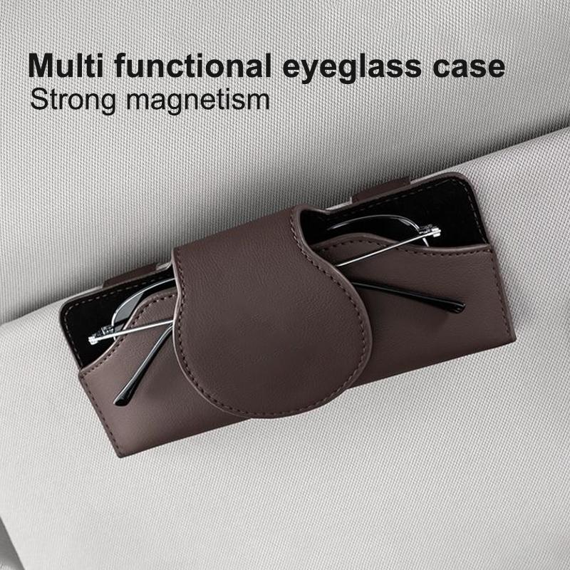 2025 New Car Eyeglass Clip Interior Decoration Sun Glasses Storage Box For Mercedes Benz AMG A C E Class W201 W210 W108 W204 W20