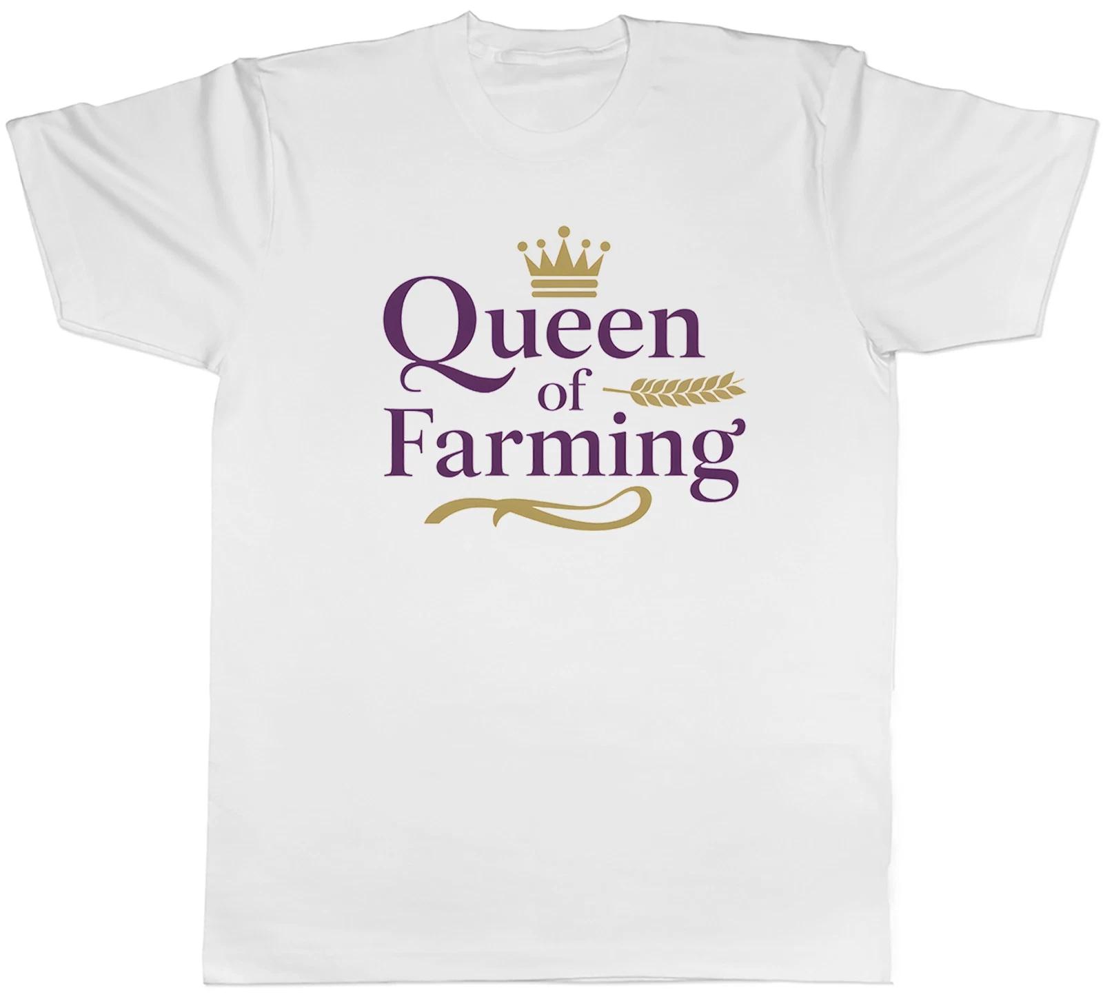 Queen of Farming Mens T-Shirt Tee Gift Top XS