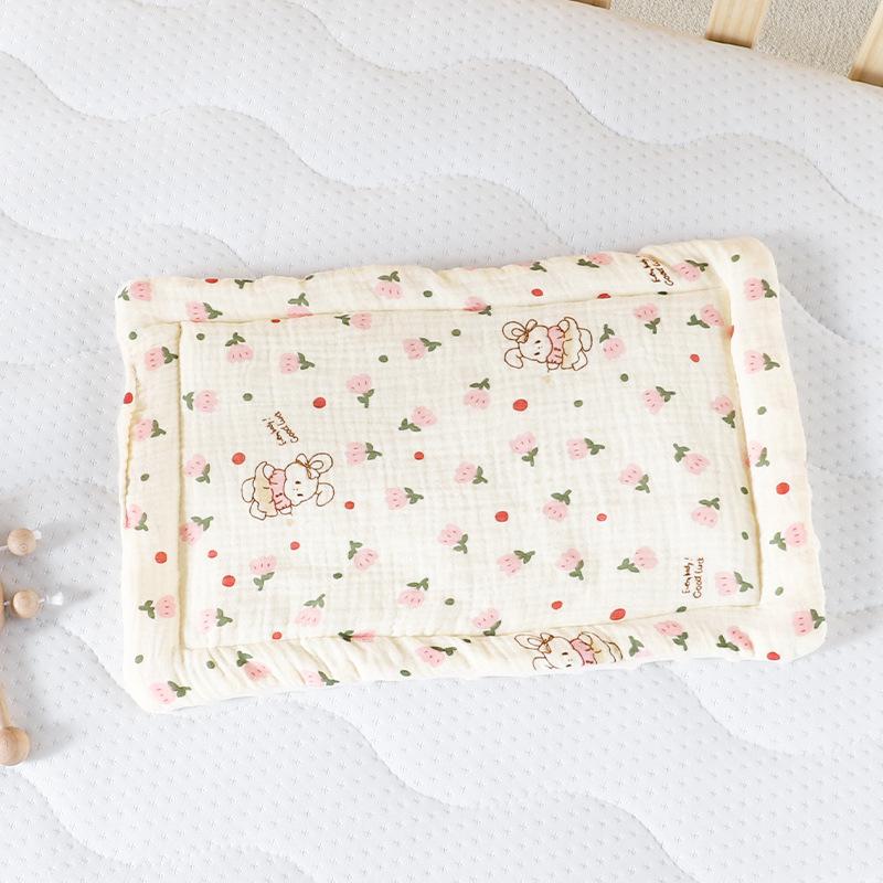 Baby Multifunctional Pillow Made of Pure Cotton Breathable Lightweight Sweat Absorbing Suitable for Home Daycare and Travel Use