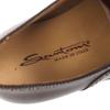 Excellent Santoni Leather shoes Dark brown leather mens 7 Used