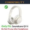 Ear Cushions Feature Protein Leather Soft Earpads Noise Isolation Ergonomic for Q11i Headphone