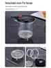 Elegant One-Button Glass Teapot with Tea and Water Separation and Custom Logo