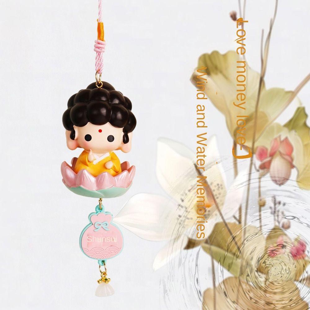Car Hanging Buddha Guanyin Car Pendant Delicate Cartoon Buddha Figures  Home Decor