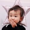 Cute Elegant Star Headband Photography Props Adjustable Soft Glitter Hat Children Size Sparkling Star Shows Props Girls Events