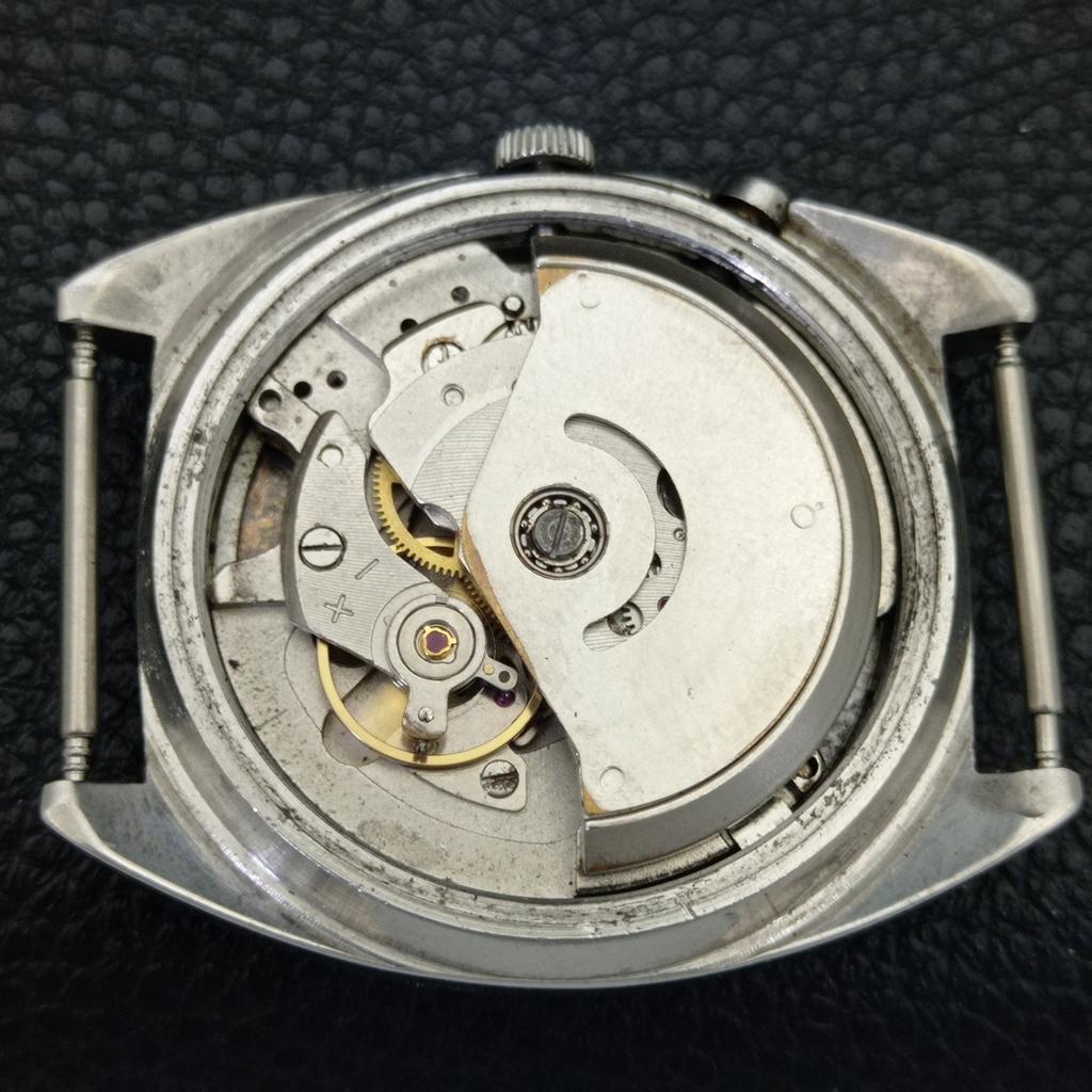 Ricoh R31 AUTOMATIC JAPAN MENS VINTAGE SILVER COLOR DIAL WATCH A701941-5 R207-a701941