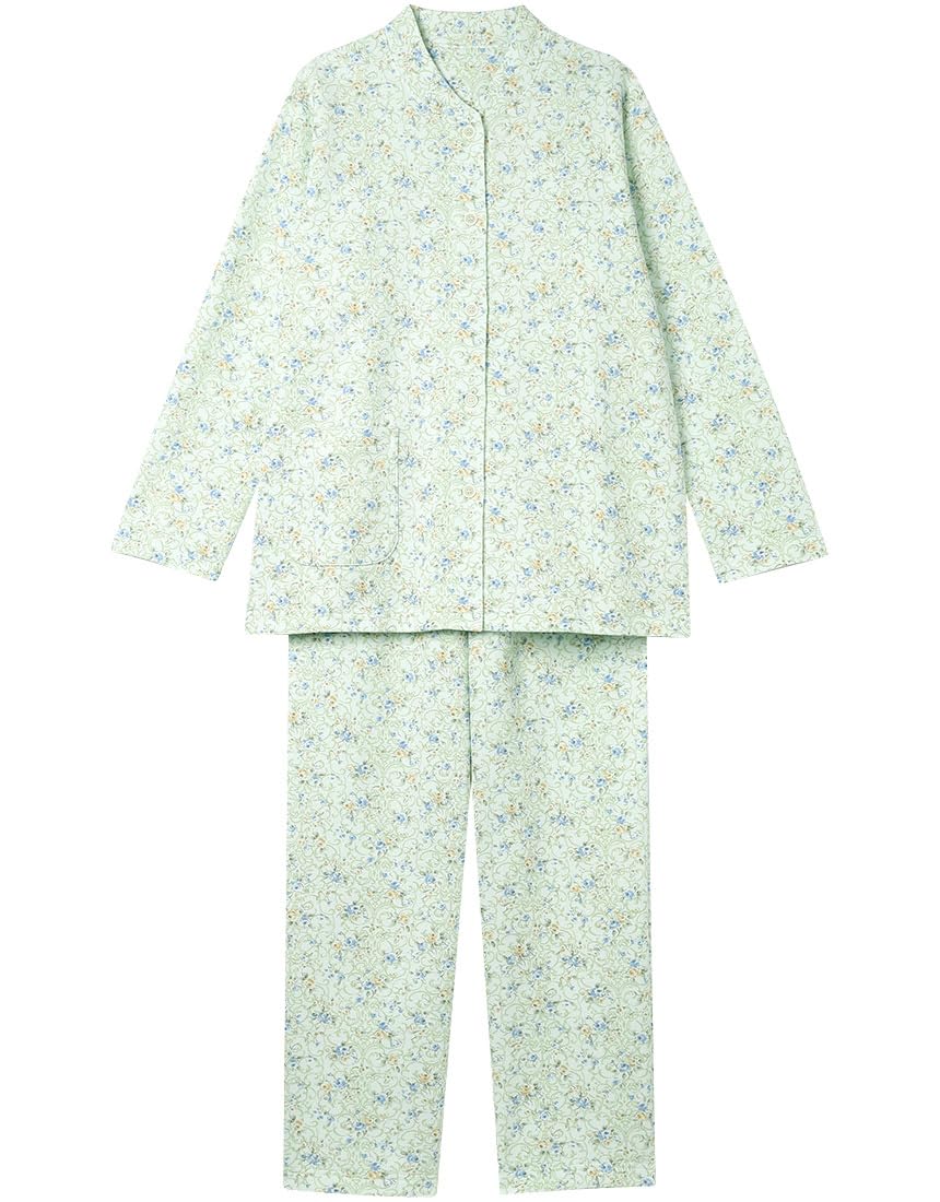 

EP6025 Cotton Warm Long and Pants Wing/Wacoal Women s Pajamas, 100% (Skin Side), Winter, Sleeves,