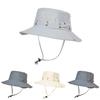 Summer Mesh Breathable Fisherman Hat With Wide Brim Sun Protection For Outdoor Fishing And Hiking