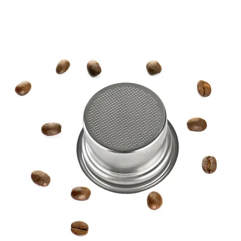 Stainless Steel Espresso Coffee Filter Baskets Reusable 58mm Four-Cups Powder Bowl Home Cafe Coffee Machine Handle Filter Basket