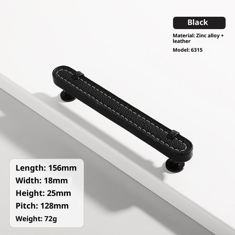 Maniglie E Maniglie per Mobili in Lega di Zinco con Manico in Pelle per Armadietti per Scarpe, Maniglie per Ante di Armadietti da Cucina, Maniglie per Cassetti, Ferramenta per Mobili
