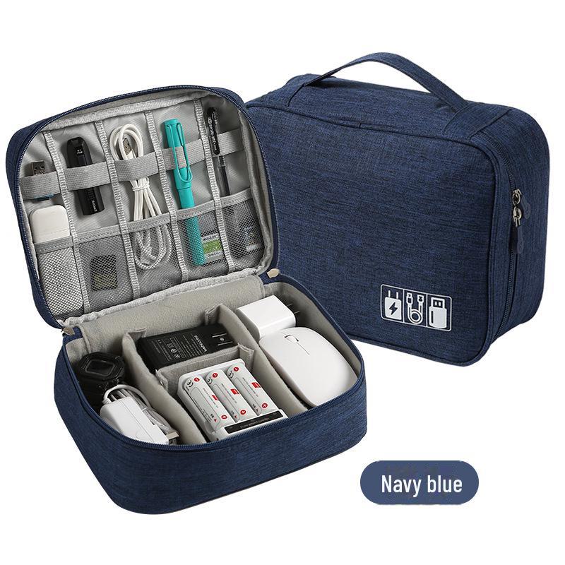Multifunctional Travel Bag for Cables, Chargers, Power Banks, and Cosmetics