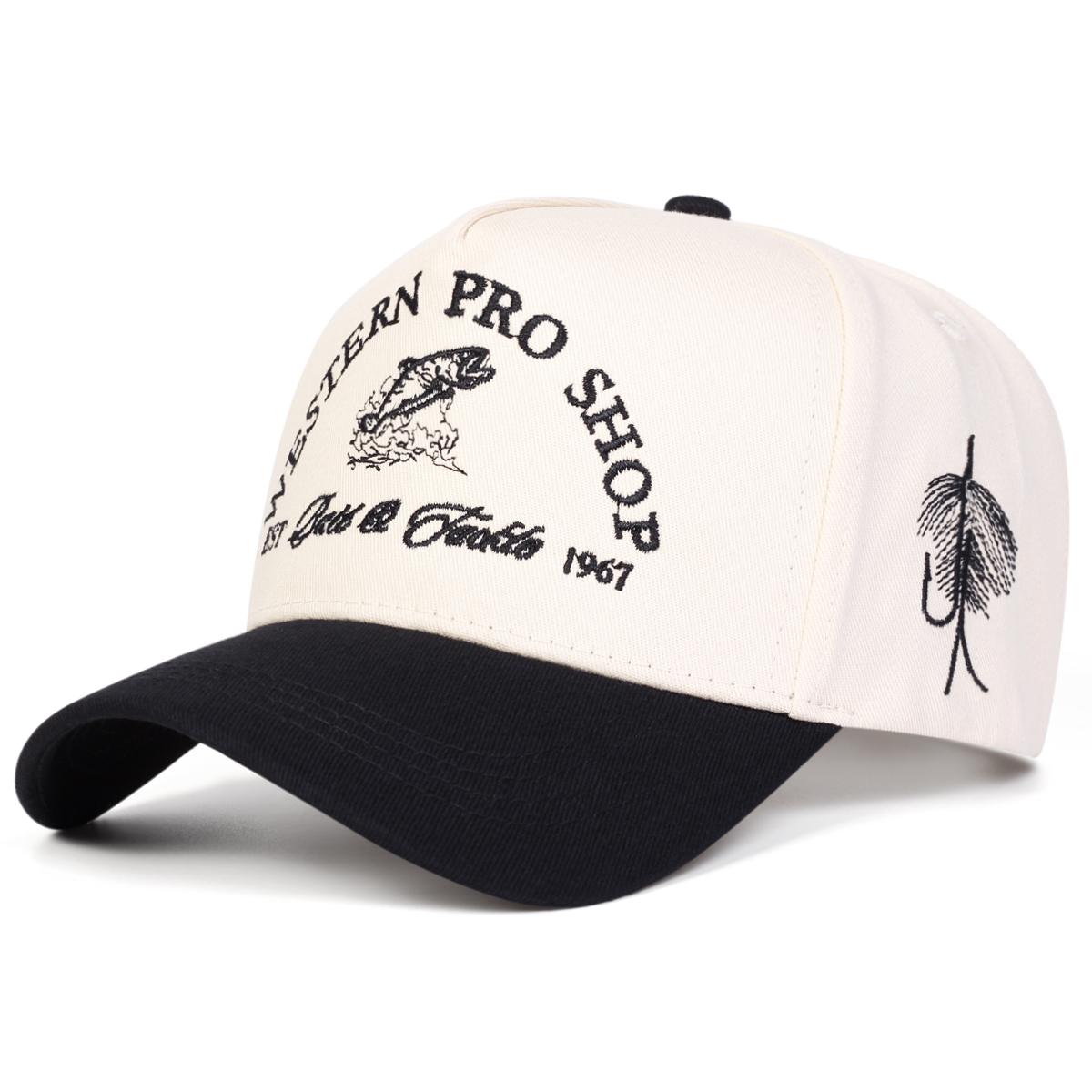 

Unisex Western Pro Shop Embroidery Baseball Caps Spring Autumn Outdoor Adjustable Casual Hats Sunscreen Hat Sports Cap