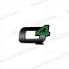 3D Metal Car Decor Q2 Q4 Logo Emblem Rear Trunk Badge Fender Sticker For Alfa Romeo 147 155 156 Giulia Giulietta Mito StelvioHA8 