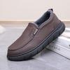 Men's Winter Plush Non-Slip Old Beijing Cloth Shoes