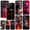 Black C-Clovers Anime Phone Case For Xiaomi Redmi Note 15 13 14S 14 Pro Plus 12S 11S 10S 12 11E 10 11T Art Fundas Back Cover Red