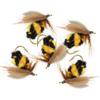 5Pcs/Box Artificial Insect Bait Lure Worm/Ant/Bee/Moth/Bug for Trout Fishing