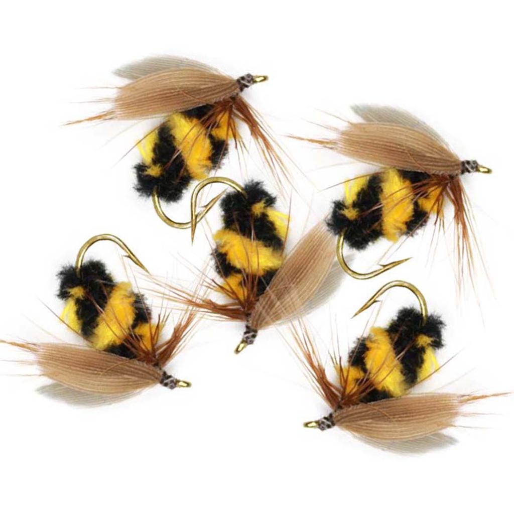 5Pcs/Box Artificial Insect Bait Lure Worm/Ant/Bee/Moth/Bug for Trout Fishing