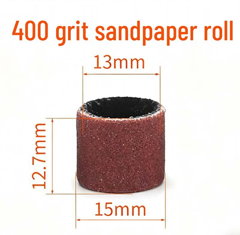 Sandpaper Ring Cloth Grinding Head for Woodworking and Carving Polishing