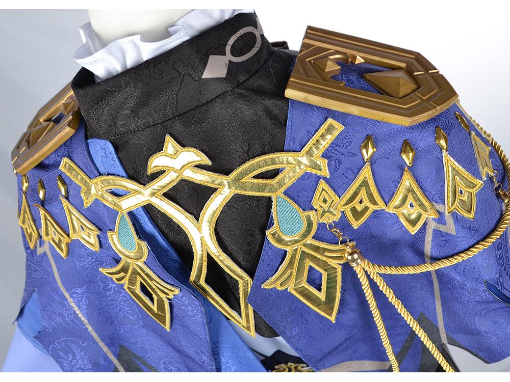 Clorinde Cosplay Rinkinys - Genshin Impact Fontaine Agentas Pilnas Kostiumas Moterims