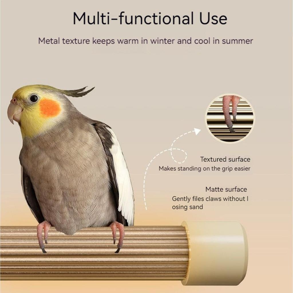 Bird Heater Indoor Bird Perch Heater Stand For Parakeets Anti Bite Pet Supplies For Nighttime Travel Conure Hammock Indoor