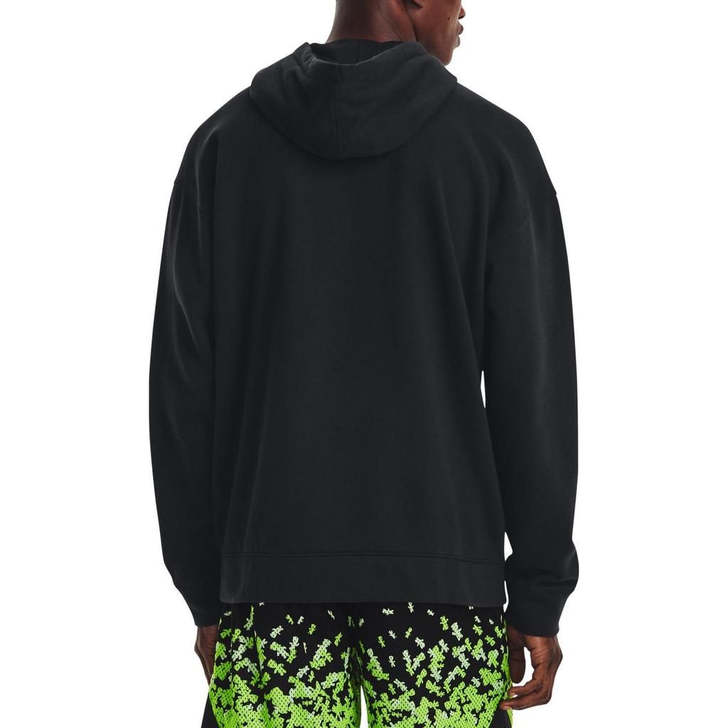 Under Armour Sweatshirts Men's Black Hooded Moderate Regular 1374305-001