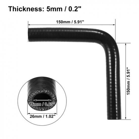 Single Intercooler Silicone Hose 16mm 063" Universal
