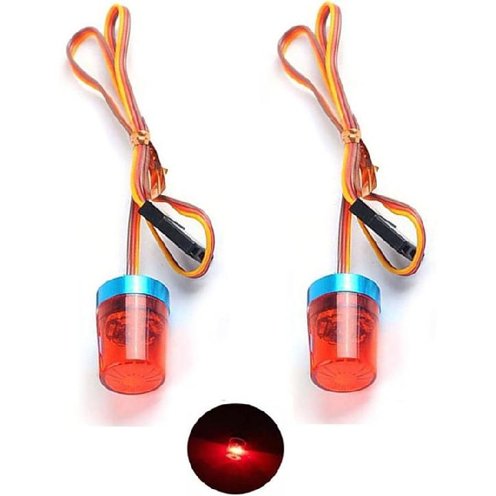 1/10 1/14 RC Car Led Flash Lights Police OD 13MM Multi-Function 360 Degree Rotating Flashing Lamp for 1:10 RC Off Road Car 1:14 Tamiya Tractor RC