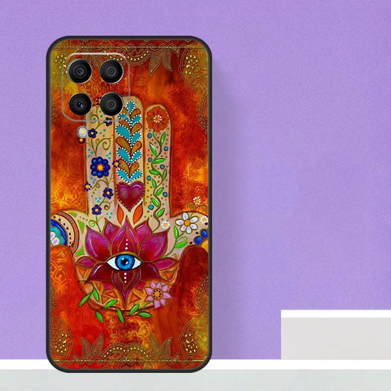 Hamsa Hand of Fatima Case For Samsung Galaxy M31 M16 M36 M56 M33 M53 M13 M12 M32 M52 M20 M15 M55 M14 M35 M34 M54