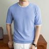 Wind Men's Short Sleeve Middle-Aged & Young Fashion Casual Versatile Breathable Comfortable Top
