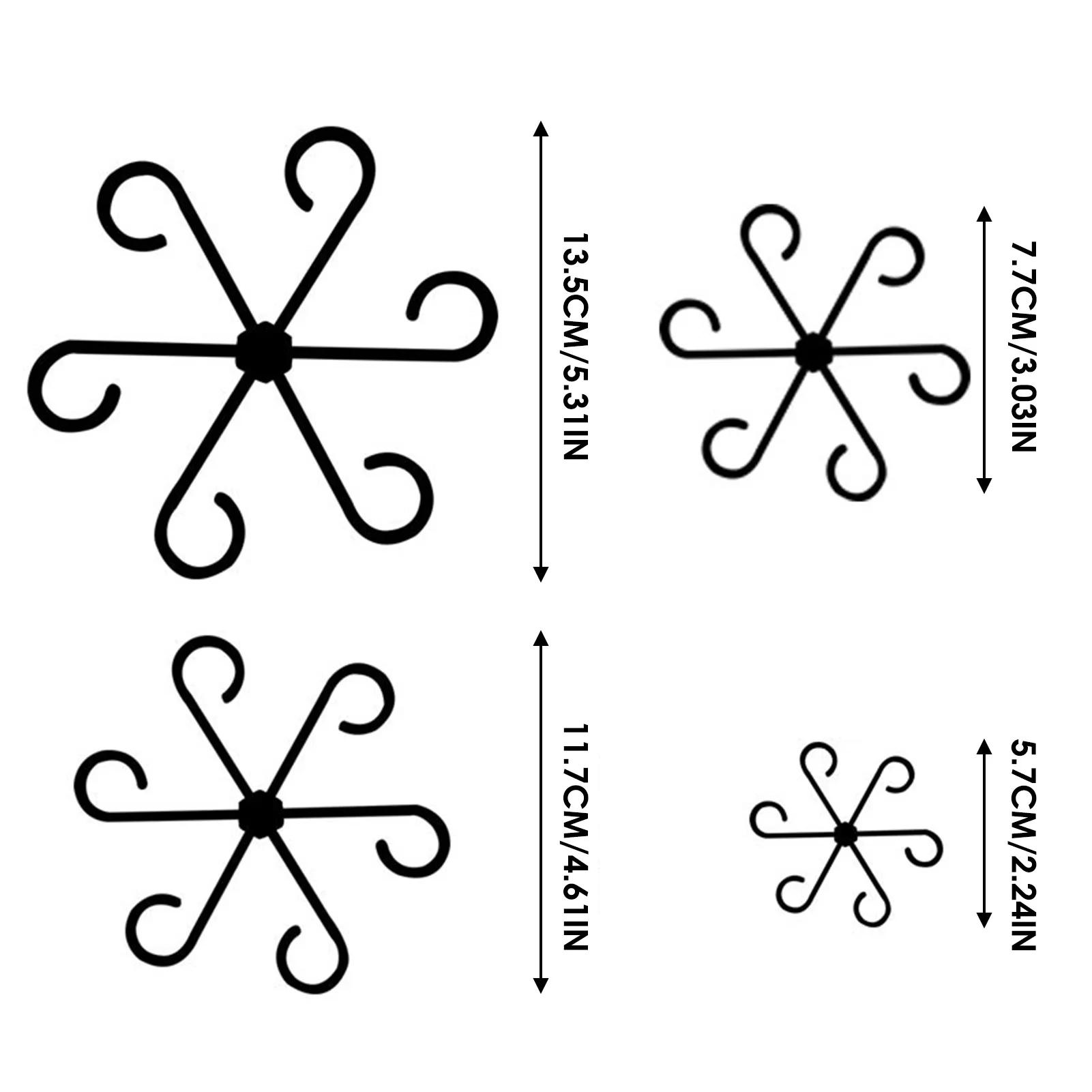 

Reusable Plant Training Clips: Gently but Securely Hold Stems and Vines for Indoor/Outdoor Garden (Set of 4) чёрный