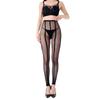 Summer Fashion Sexy Women'S Pantyhose Black Stripe Fishnet Leggings Footless Tights Can Be Worn With Distressed Jeans  Shorts