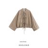 Kaslead New Arrival Women's Clothing Fashion Style Easiest for Match New Chinese Style Round Neck Short Coat 06075579500
