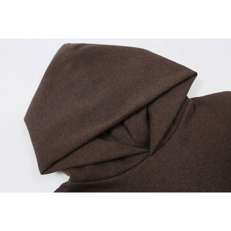 Essentials Hooded Sweatshirt Men Women Cotton Fleece Lined Letter Print Oversized Casual Streetwear Winter