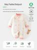 Quilted Baby Bodysuit: Thick Warm Newborn Romper for Autumn/Winter